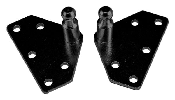 JR PRODUCTS BR10336 BR-10336 10mm Flat Gas Spring Mounting Bracket (6)