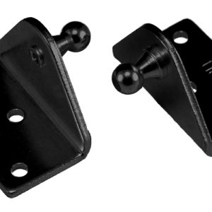 JR PRODUCTS BR1060 BR-1060 Angled Gas Spring Mounting Bracket 10mm, Pack of 2