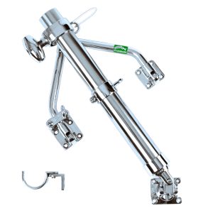 LEES OH226S JR OUTRIGGER HOLDERS 2 INCH X 18 INCH MAIN TUBE WISHBONE STYLE (PAIR)