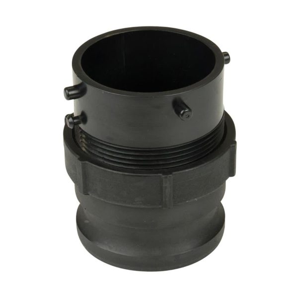 LIPPERT 360785 Components Waste Master RV Sewer Hose Male Bayonet Fitting Converter, Black