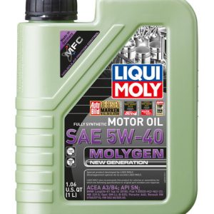 LIQUI MOLY 20230 Molygen New Generation 5W-40 Motor Oil, 1 Liter