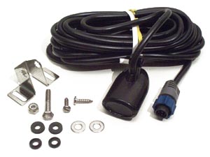 LOWRANCE 000-0106-72 HST-WSBL TM Ducer Depth/Temp Blue Conn 83/200