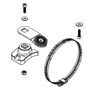 LOWRANCE 000-15772-001 Trolling Motor Shaft Mount for Active Target Scout View
