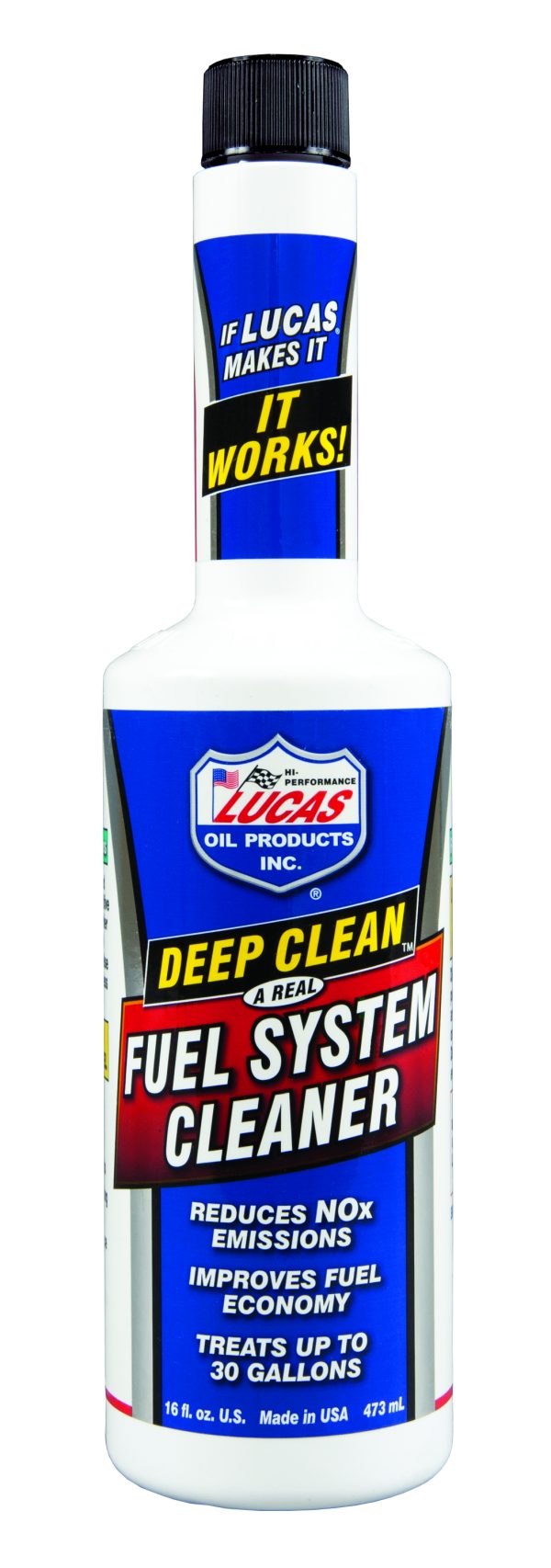 LUCAS OIL 10512 Deep Clean Fuel System Cleaner, 16 oz, Bottle, Straw, Liquid
