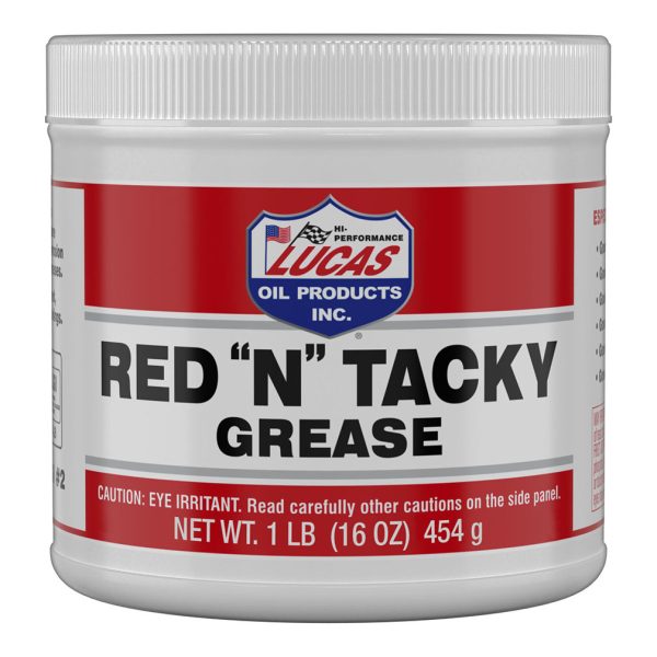 LUCAS OIL 10574 Red N Tacky Grease 1lb Tub
