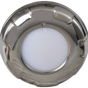 LUMITEC 101138 Aurora Dome Light White/Blue LED Stainless Steel Finish