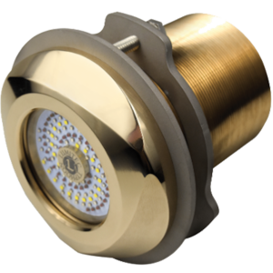 LUMITEC 101449 Typhoon Underwater Light, Through-Hull, Bronze, Spectrum RGBW, One Size