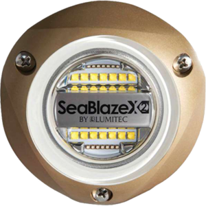 LUMITEC 101515 SeaBlaze X2 Underwater Light, Bronze, Spectrum RGBW, One Size