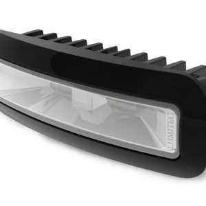 LUMITEC 101727 Capri3 Flood Light White/Red LEDs Dimmable Flush Mount Black 12/24v