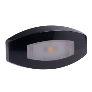 LUMITEC 101758 Fiji Courtesy Light - Black Housing - Direct RGBW Lights - 4-Pack