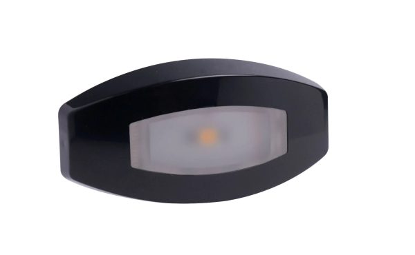 LUMITEC 101758 Fiji Direct Courtesy Light Black Finish RGBW Pack of 4 10-16vDC