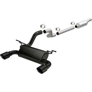 MAGNAFLOW 19417 2018-2023 Jeep Wrangler Street Series Cat-Back Performance Exhaust System, V6 3.6L, Black Coated