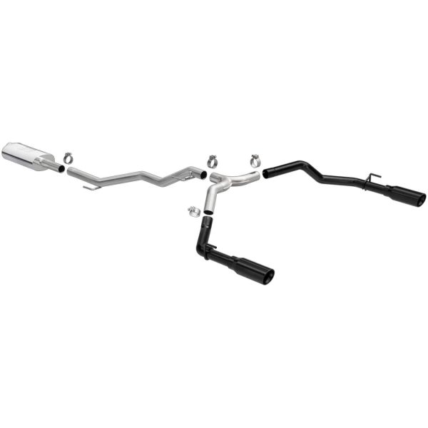 MAGNAFLOW 19487 Exhaust System Cat-Back, Street Series, For 2020-2024 Jeep Gladiator, Dual Split Rear Exit