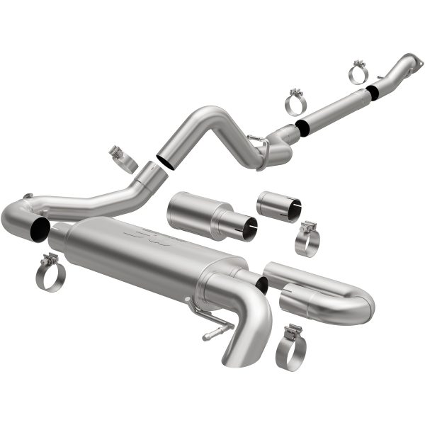 MAGNAFLOW 19559 Exhaust System Cat-Back, Overland Series, For 2021-2024 Ford Bronco, Single Straight Passenger Side Rear Exit Style