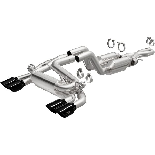 MAGNAFLOW 19598 Exhaust System Cat-Back, Street Series, For 2021-2023 Jeep Wrangler, Quad Split Rear Exit Style