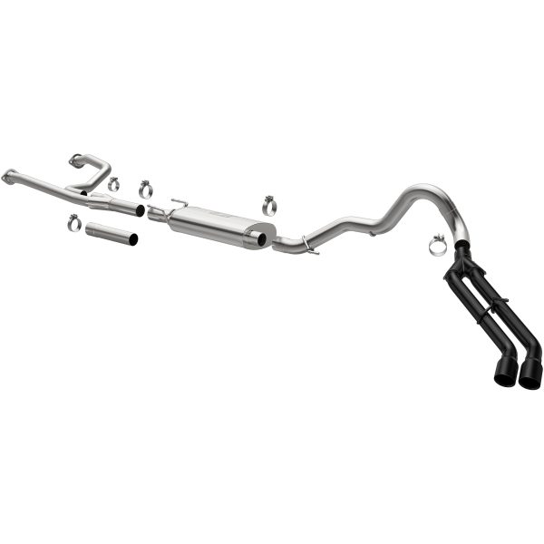 MAGNAFLOW 19603 Exhaust System Cat-Back, Street Series, For 2022-2024 Toyota Tundra, Dual Same Side Behind Driver Rear Tire Exit Style