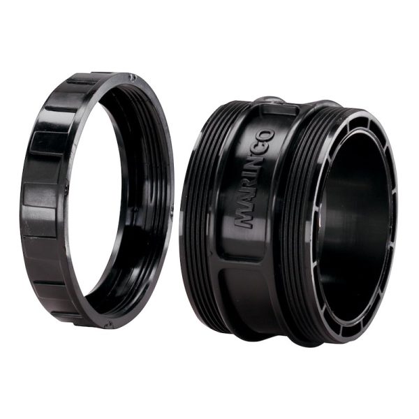 MARINCO 110R Power Cord Adapter Lock Ring; Use To Protect Connection From Moisture; Fits 20 Amp/ 30 Amp ParkPower Power Cord Adapters; Threaded; With Collar