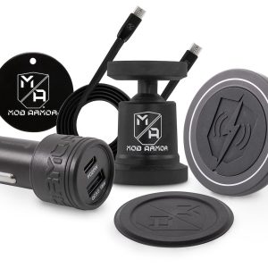 MOB ARMOR MAG-FLEX-WC-KIT FLEX MAGNETIC WIRELESS CHARGER KIT, Vehicle Use; Wireless; Cigarette Lighter Plug-In; 5 Volt - 12 Volt/ 5 Watt - 15 Watt