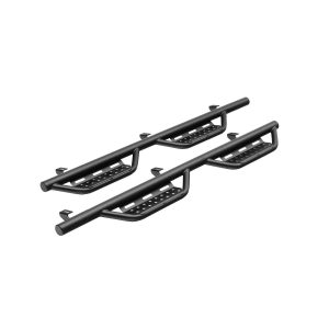 N-FAB 219418012 Nerf RS Steps for RAM | Cab Length, Steel, Textured Black Fits 2019-2024 RAM 1500 (New Body Style) Crew Cab All Beds, SRW Gas / Diesel