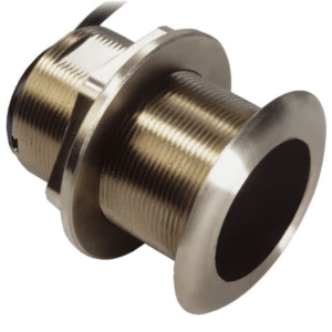 NAVICO 000-16186-001 XSONIC AIRMAR B60 (12 ), B60; Thru-Hull Mount; 9 Pin; 353 Meter Depth At 50 kHz/ 206 Meter Depth At 200 kHz; 50/200 kHz Dual Frequency; 600 Watt Power Rating; Bronze Low-Profile Housing With 12 Degree Tilt