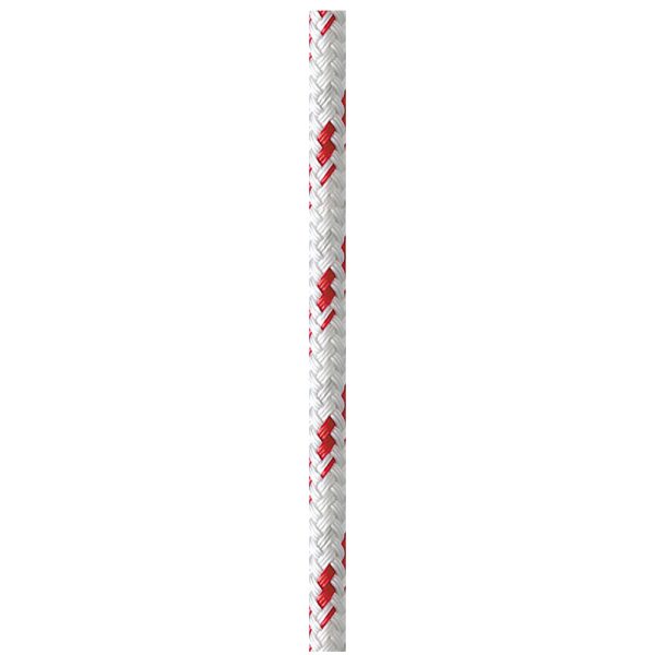 NEW ENGLAND ROPES C2111-12-00600 3/8 INCH X 600FT STA-SET POLYESTER COVER WITH POLYESTER BRAIDED CORE - RED FLECK