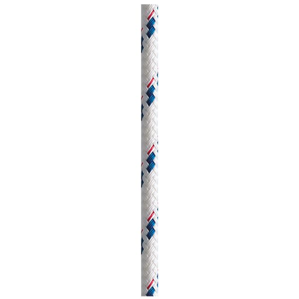 NEW ENGLAND ROPES C2113-10-00600 5/16 INCH X 600FT STA-SET POLYESTER COVER WITH POLYESTER BRAIDED CORE - BLUE FLECK