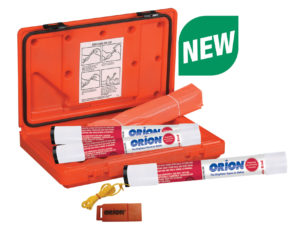 ORION SAFETY 234 Locator Plus 3 Signal Kit with Whistle & Flag in Floating Case
