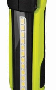 PERFORM TOOL W2670 Double Sided Pivoting Light Bar with 800+ Lumens, Magnetic Base and Rechargeable Battery for Hands-Free Use in Confined Areas