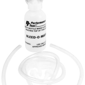 PERFORM TOOL W80625 Brake Bleeder and Vacuum Pump Kit with Magnetic Pad and Adapters for Easy Air Bleeding of Brake Lines