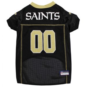 PETS FIRST NOS-4006-XL NFL New Orleans Saints Dog Jersey, Size: X-Large. Best Football Jersey Costume for Dogs & Cats. Licensed Jersey Shirt