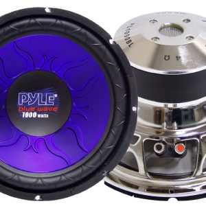 PYLE PL1290BL Subwoofer 12 INCH 1200w Dvc Dual 90 oz. Magnets (180 oz Tot)