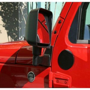 RUGGED RIDGE 11025.04 Mirror Relocation Bracket Kit, Black Fits 2007-2018 Jeep Wrangler JK