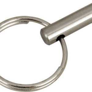 SEA-DOG 193420-1 STAINLESS RELEASE PIN 1/4 X 2, Universal; Round Handle; 1/4 Inch Diameter; 2-1/16 Inch Length; Stainless Steel; Single
