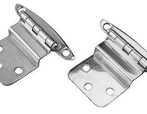 SEA-DOG 201914-1 2-3/16 INCH L x 2-3/4 INCH W x 1/2 INCH F 304 Stainless Steel Concealed Offset Hinge