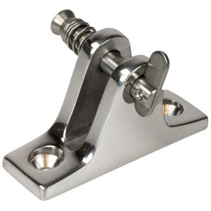 SEA-DOG 270235-1 STAINLESS STEEL ANGLE BASE DECK HINGE - REMOVABLE PIN