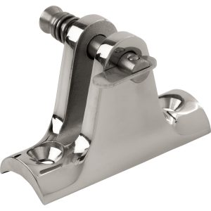 SEA-DOG 270245-1 STAINLESS STEEL 90° CONCAVE BASE DECK HINGE - REMOVABLE PIN