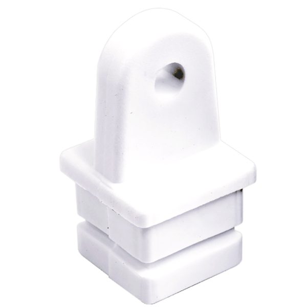 SEA-DOG 273581-1 NYLON SQUARE TUBE TOP INSERT - WHITE - 1 INCH