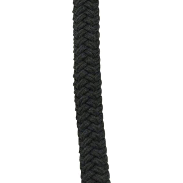 SEA-DOG 302110006BK-1 Double Braided Fender Line, 3/8 INCH/ Black
