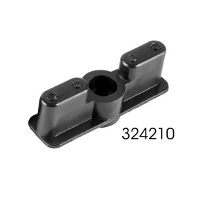 SEA-DOG 324210-1 NYLON WINDSHIELD DOUBLE LATCH, Used To Secure Windshield Doors With Twist Design; Double Latch; UV Resistant; Black; Nylon; Single