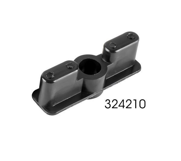 SEA-DOG 324210-1 NYLON WINDSHIELD DOUBLE LATCH, Used To Secure Windshield Doors With Twist Design; Double Latch; UV Resistant; Black; Nylon; Single