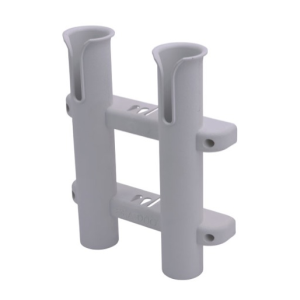 SEA-DOG 325028-1 TWO POLE SIDE MOUNT ROD STORAGE RACK - WHITE