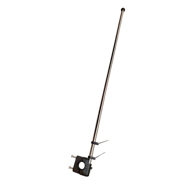 SEA-DOG 327124-1 STAINLESS STEEL RAIL MOUNT FLAGPOLE - 30 INCH