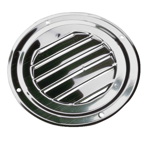 SEA-DOG 331424-1 STAINLESS STEEL ROUND LOUVERED VENT - 4 INCH
