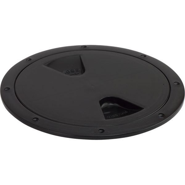 SEA-DOG 335755-1 SCREW-OUT DECK PLATE - BLACK - 5 INCH
