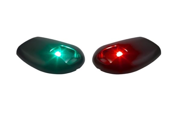 SEA-DOG 400078-1 BLACK SIDE MOUNT LED NAVIGATION LIGHTS - 1 NM - PORT & STARBOARD