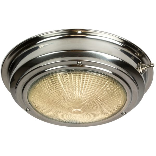 SEA-DOG 400200-1 STAINLESS STEEL DOME LIGHT - 5 INCH LENS