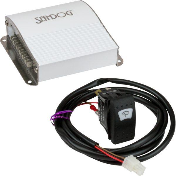 SEA-DOG 414800-3 SYNCHRONIZED WIPER CONTROL - POWDER COATED ALUMINUM/STAINLESS STEEL
