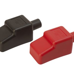 SEA-DOG 415110-1 1/2 INCH Battery Terminal Covers - Red/Black, Packaged