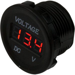 SEA-DOG 421615-1 ROUND VOLTAGE METER - 6V-30V