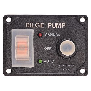 SEA-DOG 423046-1 SPLASH GUARD BILGE PUMP PANEL W/CIRCUIT